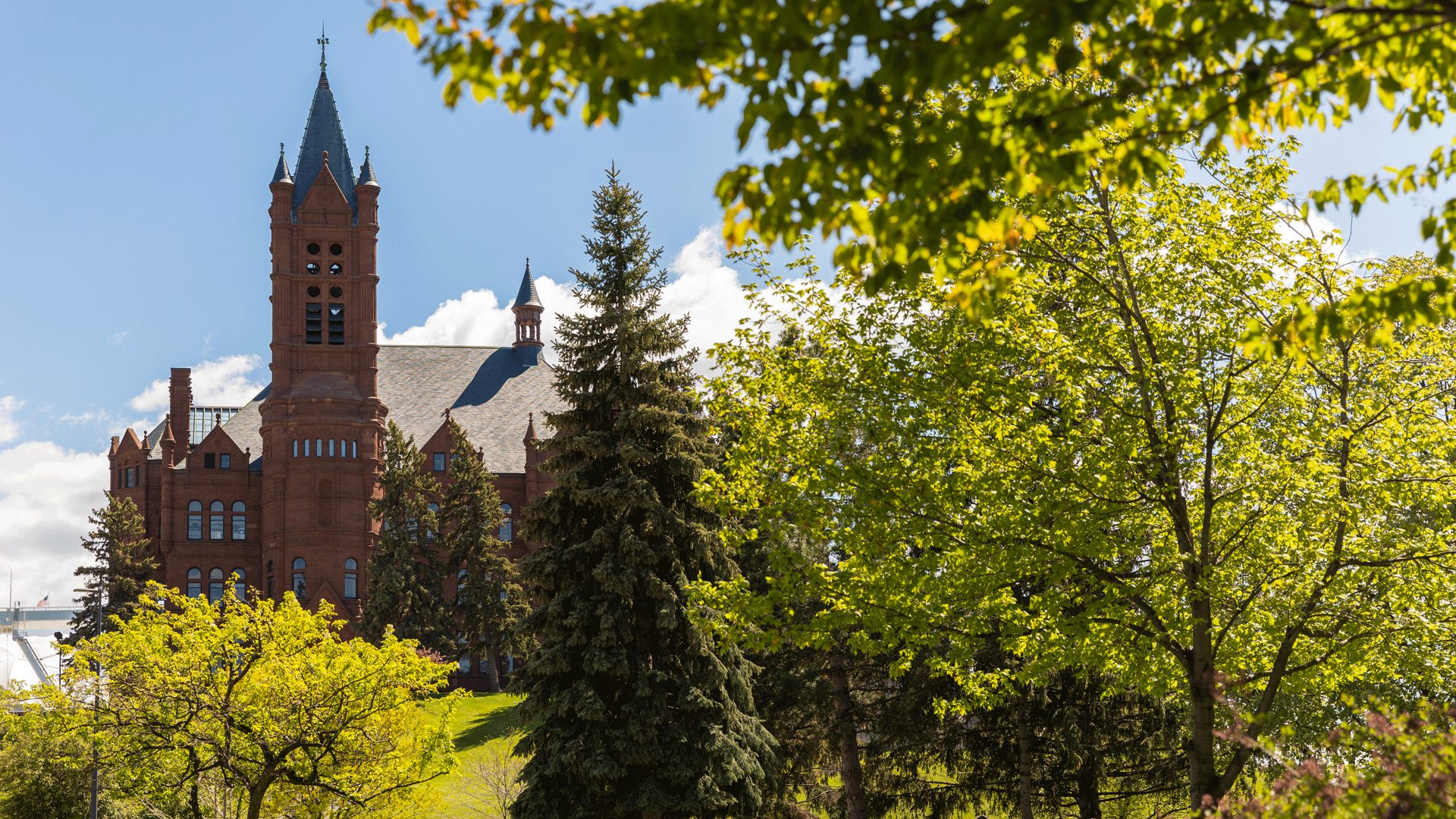 View of Crouse Hall